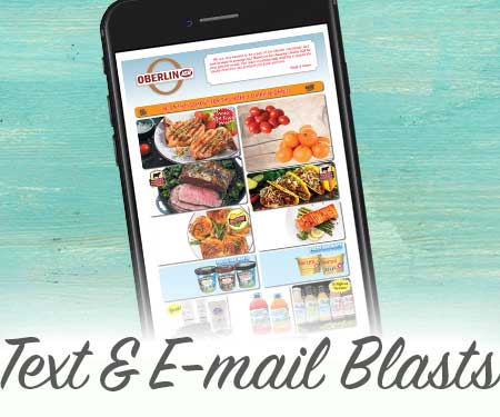 Text and E-mail blasts